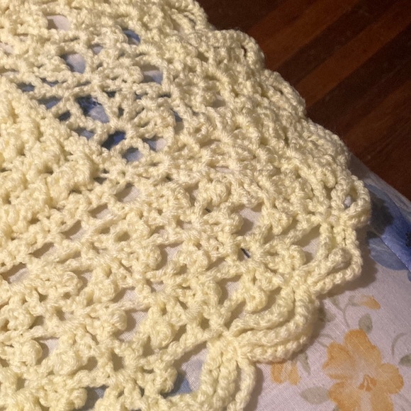 Hand Crocheted Oversized Afghan - 66” x 90” - Picture 10 of 15